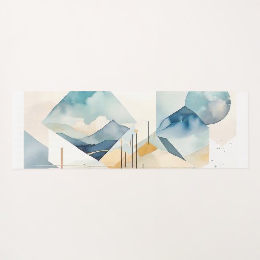 抽象芸術 ヨガマット (裏面(横))