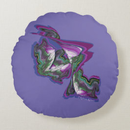 抽象芸術 ラウンドクッション