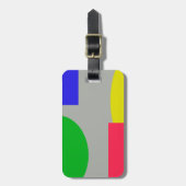 抽象芸術 ラゲッジタグ (正面縦)