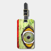 抽象芸術 ラゲッジタグ (正面縦)