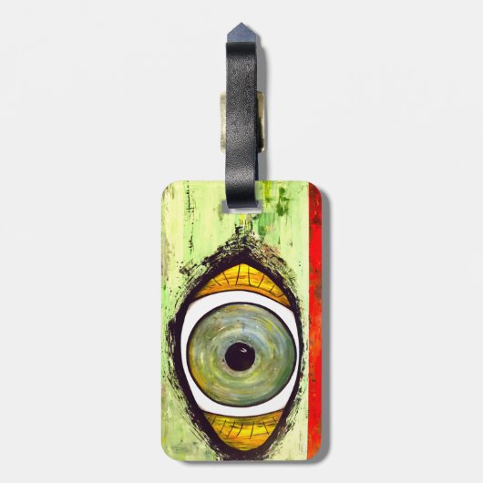 抽象芸術 ラゲッジタグ (裏面縦)