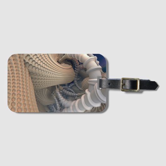 抽象芸術 ラゲッジタグ (正面横)