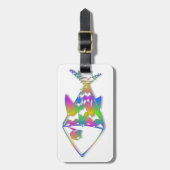 抽象芸術 ラゲッジタグ (正面縦)
