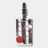 抽象芸術 ラゲッジタグ (正面縦)