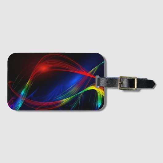 抽象芸術 ラゲッジタグ (正面横)