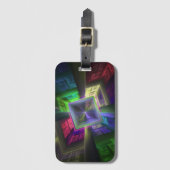 抽象芸術 ラゲッジタグ (正面縦)