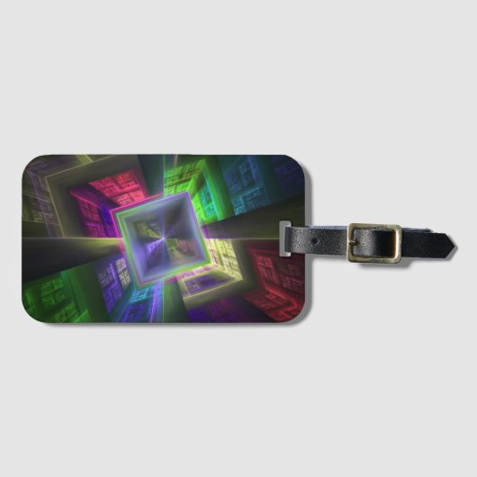 抽象芸術 ラゲッジタグ (正面横)