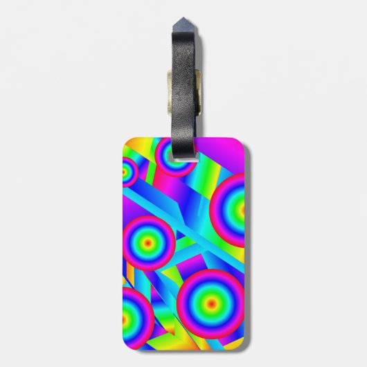 抽象芸術 ラゲッジタグ (裏面縦)