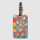 抽象芸術 ラゲッジタグ (正面縦)