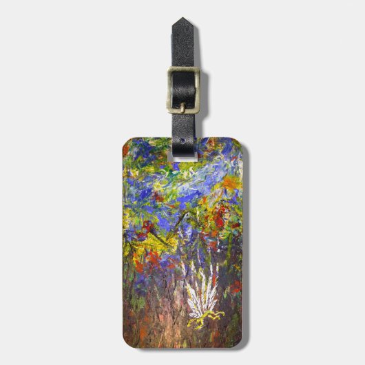 抽象芸術 ラゲッジタグ (正面縦)