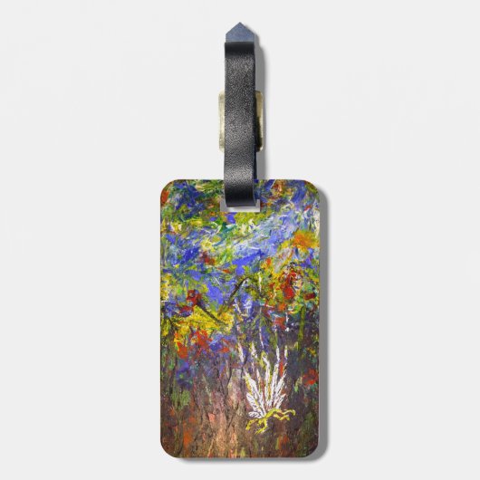 抽象芸術 ラゲッジタグ (裏面縦)