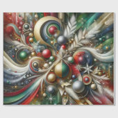 抽象芸術 ラッピングペーパー (フラット)