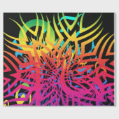 抽象芸術 ラッピングペーパー (フラット)