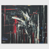 抽象芸術 ラッピングペーパー (フラット)