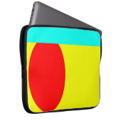 抽象芸術 ラップトップスリーブ (正面右)