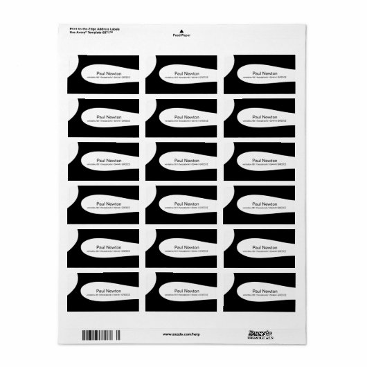 抽象芸術 ラベル (フルシート)