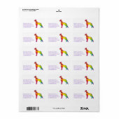 抽象芸術 ラベル (フルシート)