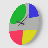 抽象芸術 ラージ壁時計 (傾斜)