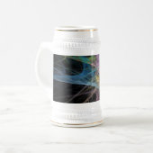 抽象芸術 レインボー アイス ビールジョッキ (正面左)