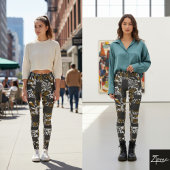 抽象芸術 レギンス