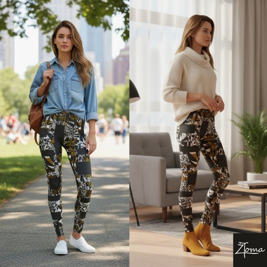 抽象芸術 レギンス