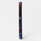 抽象芸術 |レトロ正方形ひび割れ壁 Case-Mate iPhoneケース (裏面/左)