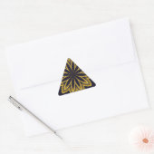 抽象芸術 三角形シール (封筒)
