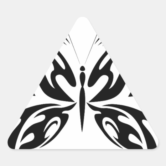 抽象芸術 三角形シール (正面)