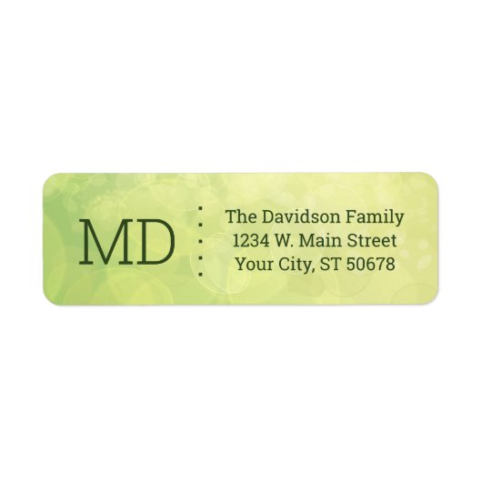 抽象芸術《写真》ぼけ味スタイル ラベル (正面)