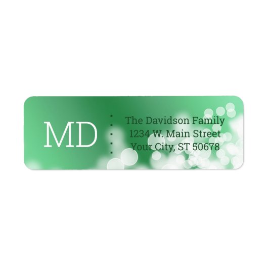 抽象芸術《写真》ぼけ味スタイル ラベル (正面)