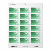 抽象芸術《写真》ぼけ味スタイル ラベル (フルシート)