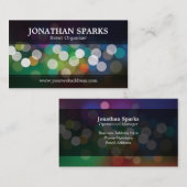 抽象芸術《写真》ぼけ味デザイン名刺 名刺 (正面/裏面)