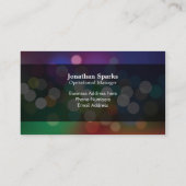 抽象芸術《写真》ぼけ味デザイン名刺 名刺 (裏面)