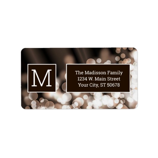 抽象芸術《写真》ぼけ味 ラベル (正面)