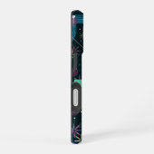 抽象芸術：冬の空 iPhone 16ケース (右側面)