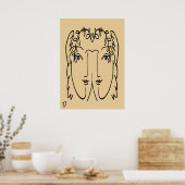 抽象芸術：双子 ポスター (キッチン)