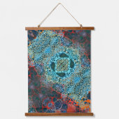 抽象芸術 吊り下げ型タペストリー (正面)