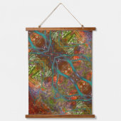 抽象芸術 吊り下げ型タペストリー (正面2)