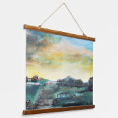 抽象芸術 吊り下げ型タペストリー (傾斜あり)