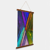 抽象芸術 吊り下げ型タペストリー (傾斜あり)