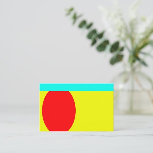 抽象芸術 名刺 (スタンド正面)