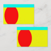 抽象芸術 名刺 (正面/裏面)