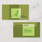 抽象芸術 名刺 (正面/裏面)