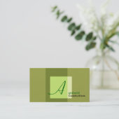 抽象芸術 名刺 (スタンド正面)