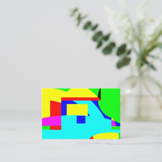 抽象芸術 名刺 (スタンド正面)