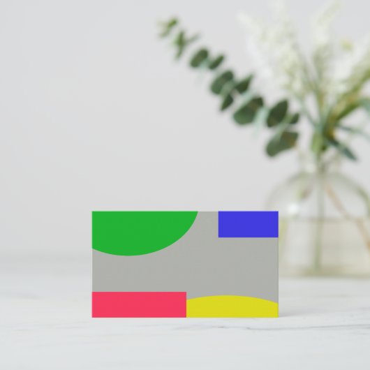 抽象芸術 名刺 (スタンド正面)