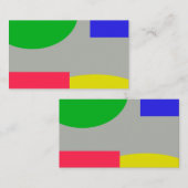 抽象芸術 名刺 (正面/裏面)