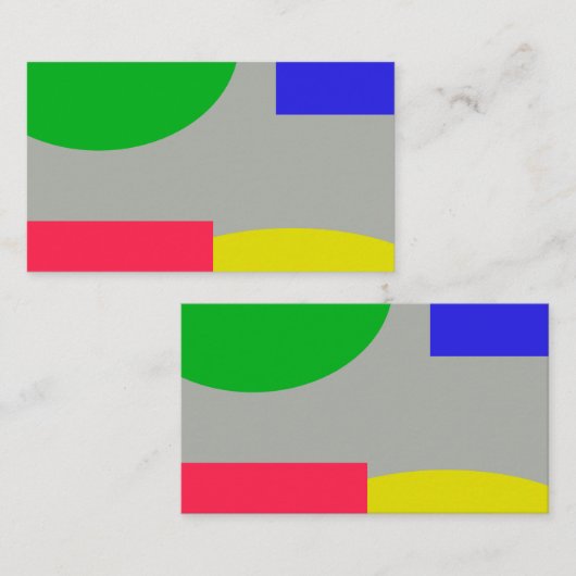 抽象芸術 名刺 (正面/裏面)