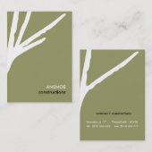 抽象芸術 名刺 (正面/裏面)