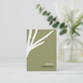 抽象芸術 名刺 (スタンド正面)